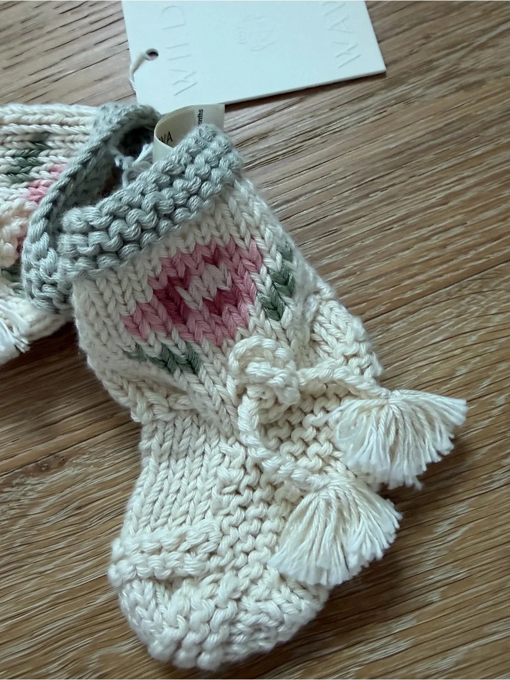 Wild Wawa • Knitted Rose Booties